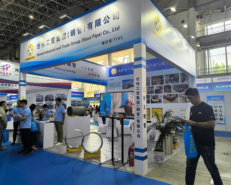 Firma SHIWANG zaprezentowała się oszałamiająco na wystawie materiałów rurowych.